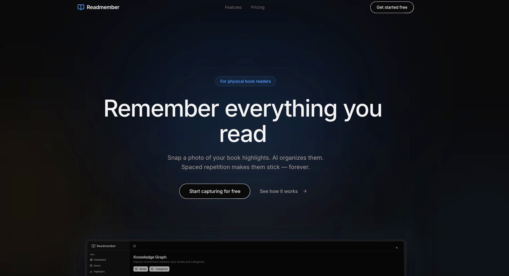 Readmember screenshot